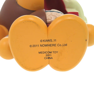 美品 メディコムトイ 11SS アベイシングエイプ オリジナルフェイク カウズ 人体模型 プラスチック ブラウン オブジェ 茶 1420【中古】MEDICOM TOY