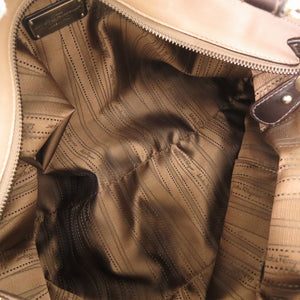 美品 サルヴァトーレフェラガモ レザー ベージュ ハンドバッグ 0571【中古】Salvatore Ferragamo