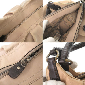 美品 サルヴァトーレフェラガモ レザー ベージュ ハンドバッグ 0571【中古】Salvatore Ferragamo