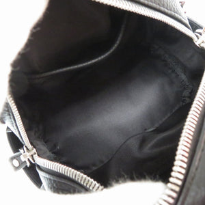 未使用 フィリップ プレイン スカル スタッズ レザー リュック バックパック ブラック 黒 0177【中古】PHILIPP PLEIN