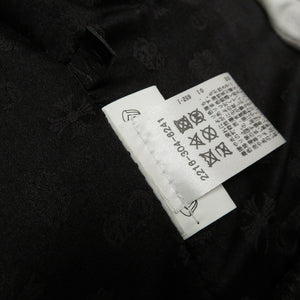 美品 クロムハーツ OTTER POP LTHR キルティング レザー 中綿 ベスト ブラック サイズS メンズ 0106【中古】CHROME HEARTS