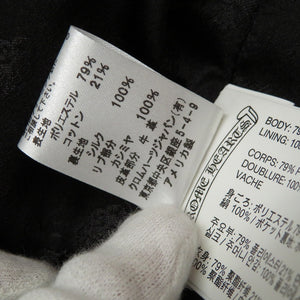 美品 クロムハーツ FLURIES フラリーズ 袖レザー セメタリークロス ジャケット ブルゾン ブラック サイズS メンズ 黒 0108【中古】CHROME HEARTS