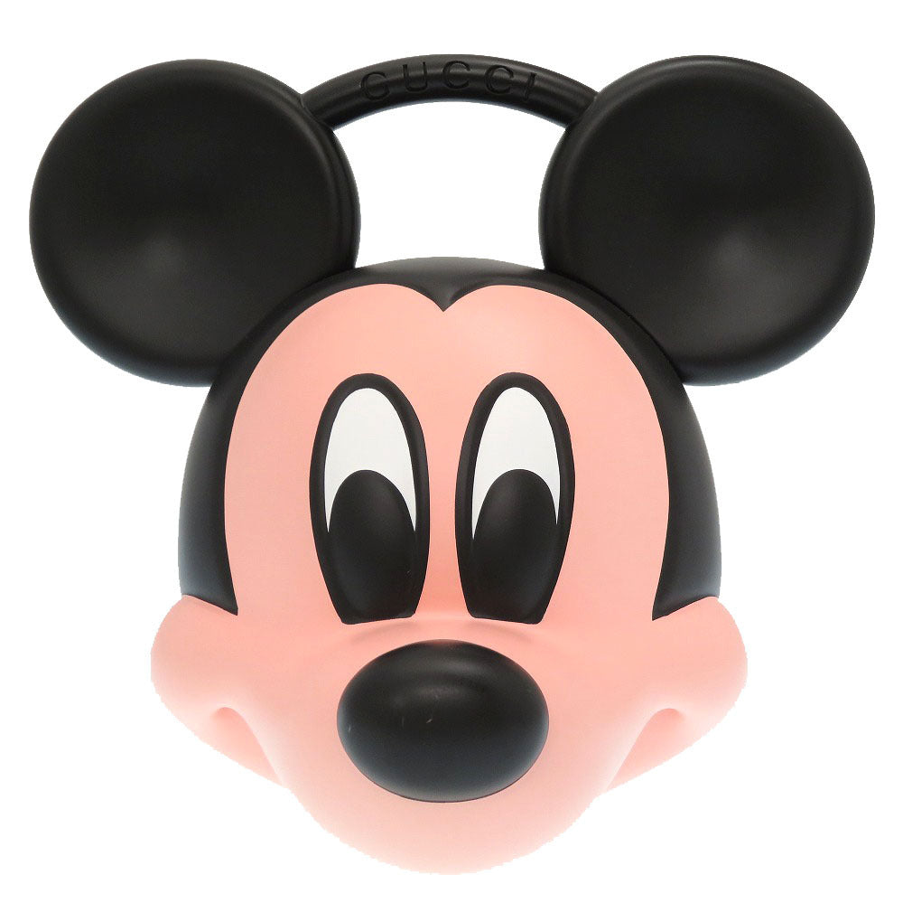 新品同様 グッチ ミッキー ディズニー コラボ 562921 プラスチック製 ブラック ハンドバッグ バッグ 0024 【中古】 GUCCI Disney mickey