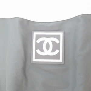 未使用 シャネル スポーツライン スイムウェア ワンピース水着 サイズ40 ナイロン グレー 0129【中古】CHANEL レディース