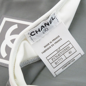 未使用 シャネル スポーツライン スイムウェア ワンピース水着 サイズ40 ナイロン グレー 0129【中古】CHANEL レディース