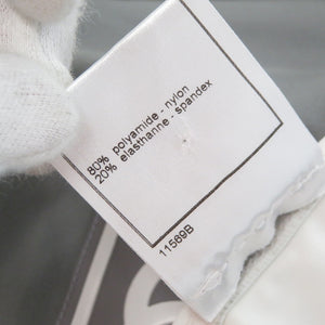 未使用 シャネル スポーツライン スイムウェア ワンピース水着 サイズ40 ナイロン グレー 0129【中古】CHANEL レディース