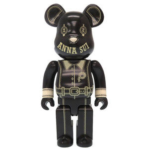 新品同様 アナスイ ベアブリック × アナスイ クマ 400％ プラスチック ブラック 黒 0020 【中古】 ANNA SUI