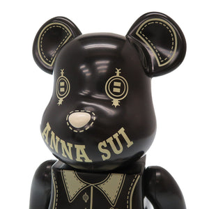 新品同様 アナスイ ベアブリック × アナスイ クマ 400％ プラスチック ブラック 黒 0020 【中古】 ANNA SUI