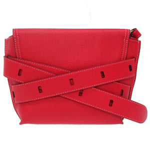 未使用 ジェイ アンド エム デヴィッドソン ベルト BELT レザー レッド 1813N ショルダーバッグ バッグ 赤 0024 【中古】 J&M Davidson