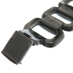 グッチ クオーツ 腕時計 125.4 ステンレス ブラック 黒文字盤 0003【中古】GUCCI レディース