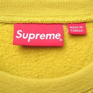 新品同様 シュプリーム 18AW ボックスロゴ スウェット トレーナー メンズM イエロー 黄 0017【中古】Supreme