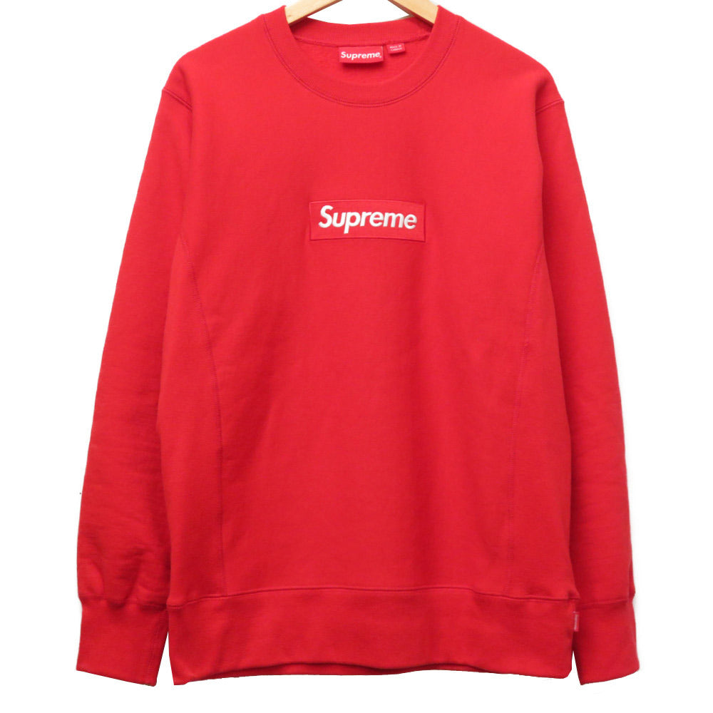 新品同様 シュプリーム 15AW ボックスロゴ スウェット トレーナー レッド サイズM 赤 0025【中古】Supreme メンズ