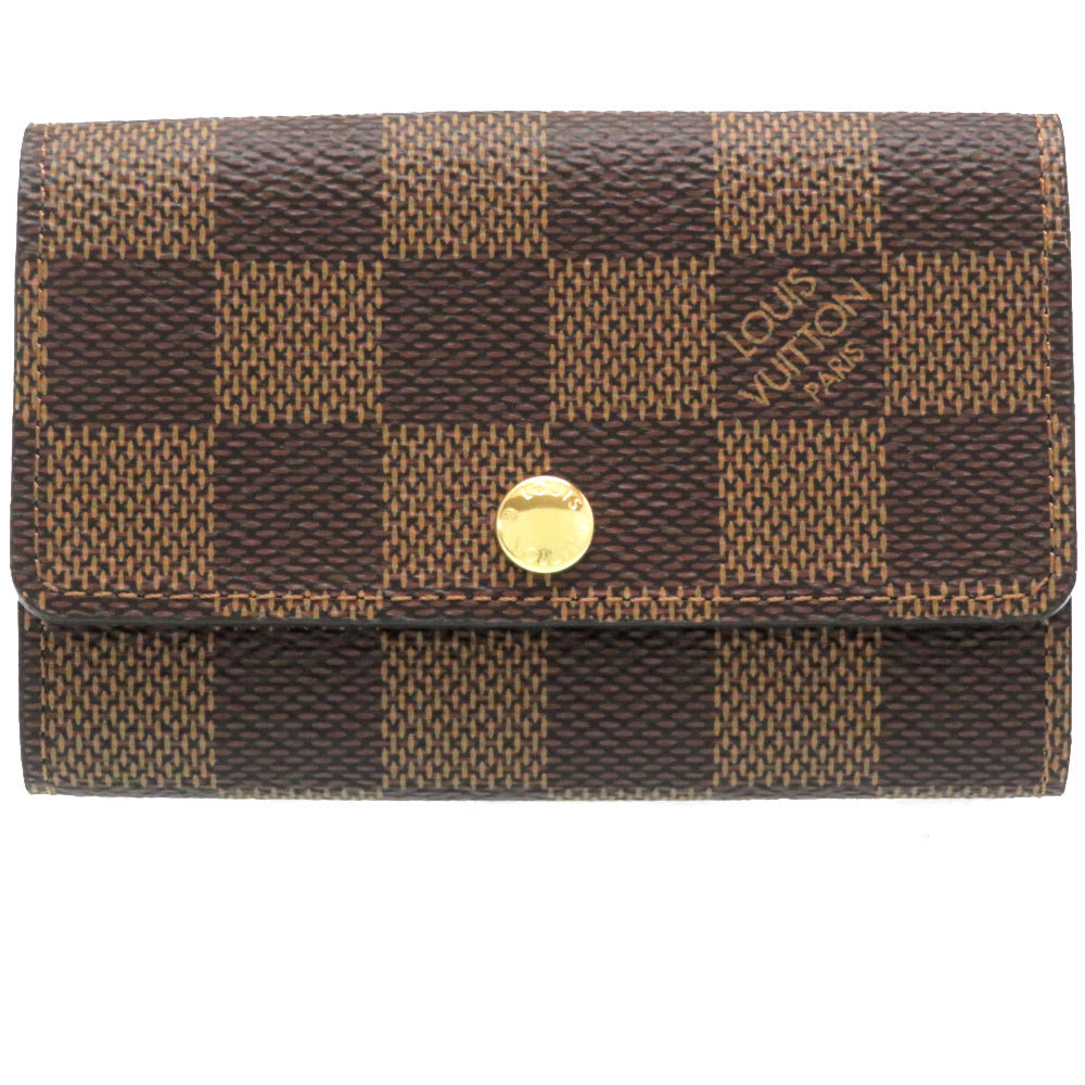 未使用品 ルイ・ヴィトン
 ミュルティクレ6 ダミエ N62630 キーケース
 ダミエキャンバス/ダミエキャンバス ブラウン LV 0001
【中古】LOUIS VUITTON ユニセックス