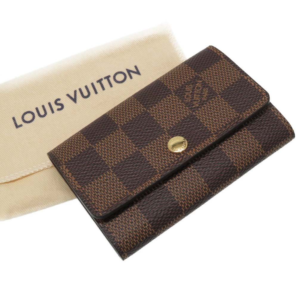 未使用品 ルイ・ヴィトン
 ミュルティクレ6 ダミエ N62630 キーケース
 ダミエキャンバス/ダミエキャンバス ブラウン LV 0001
【中古】LOUIS VUITTON ユニセックス
