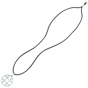 美品 カルティエ パシャ グリッド ダイヤ ネックレス ダイヤモンド/K18WG/750WG パシャグリッド ホワイトゴールド 0011【中古】CARTIER