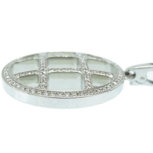 美品 カルティエ パシャ グリッド ダイヤ ネックレス ダイヤモンド/K18WG/750WG パシャグリッド ホワイトゴールド 0011【中古】CARTIER
