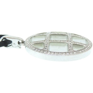 美品 カルティエ パシャ グリッド ダイヤ ネックレス ダイヤモンド/K18WG/750WG パシャグリッド ホワイトゴールド 0011【中古】CARTIER