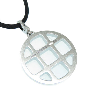 美品 カルティエ パシャ グリッド ダイヤ ネックレス ダイヤモンド/K18WG/750WG パシャグリッド ホワイトゴールド 0011【中古】CARTIER