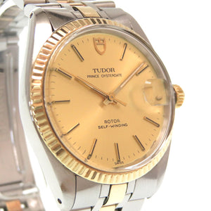 美品 チューダー プリンス オイスターデイト 90733 自動巻き 腕時計 K18YG/SS アンティーク ゴールド 0210【中古】TUDOR メンズ チュードル