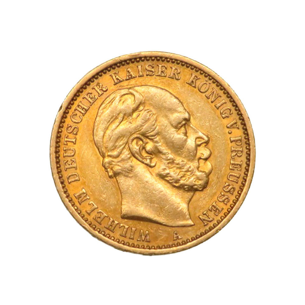 美品 ヴィルヘルム2世 ドイツ 20マルク K21.6イエローゴールド ゴールド メダル コイン 金貨 0145 【中古】アンティーク