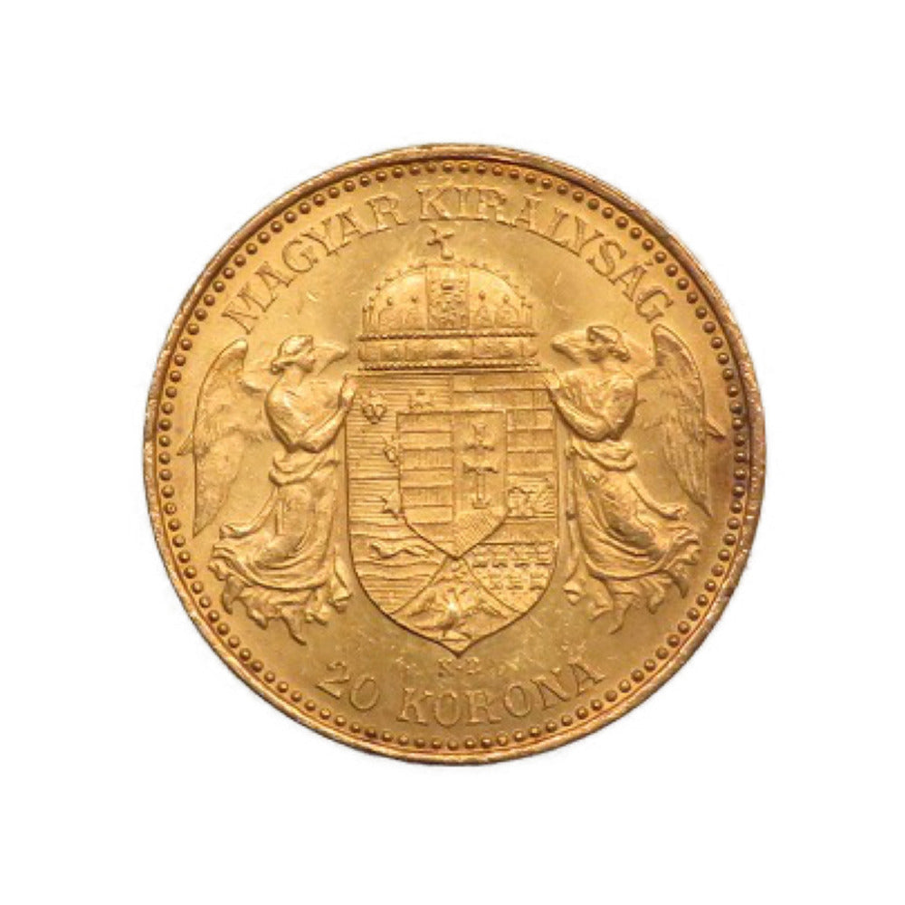 美品 ハンガリー 20コロナ フランツ ヨーゼフ K21.6イエローゴールド ゴールド メダル コイン 金貨 0150 【中古】 アンティーク