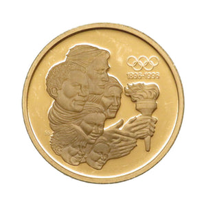 美品 カナダ 175ドル オリンピック100周年 トーチの通過 K21.6イエローゴールド メダル コイン 金貨 0158 【中古】 アンティーク