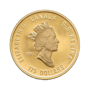 美品 カナダ 175ドル オリンピック100周年 トーチの通過 K21.6イエローゴールド メダル コイン 金貨 0158 【中古】 アンティーク