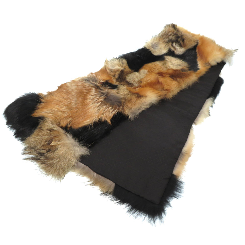 新品同様 ルイヴィトン エシャルプ フリュール エセンシャル V ストール マフラー スカーフ MP1908 フォックス/ビーバー/コヨーテ/シルク 0259【中古】LOUIS VUITTON