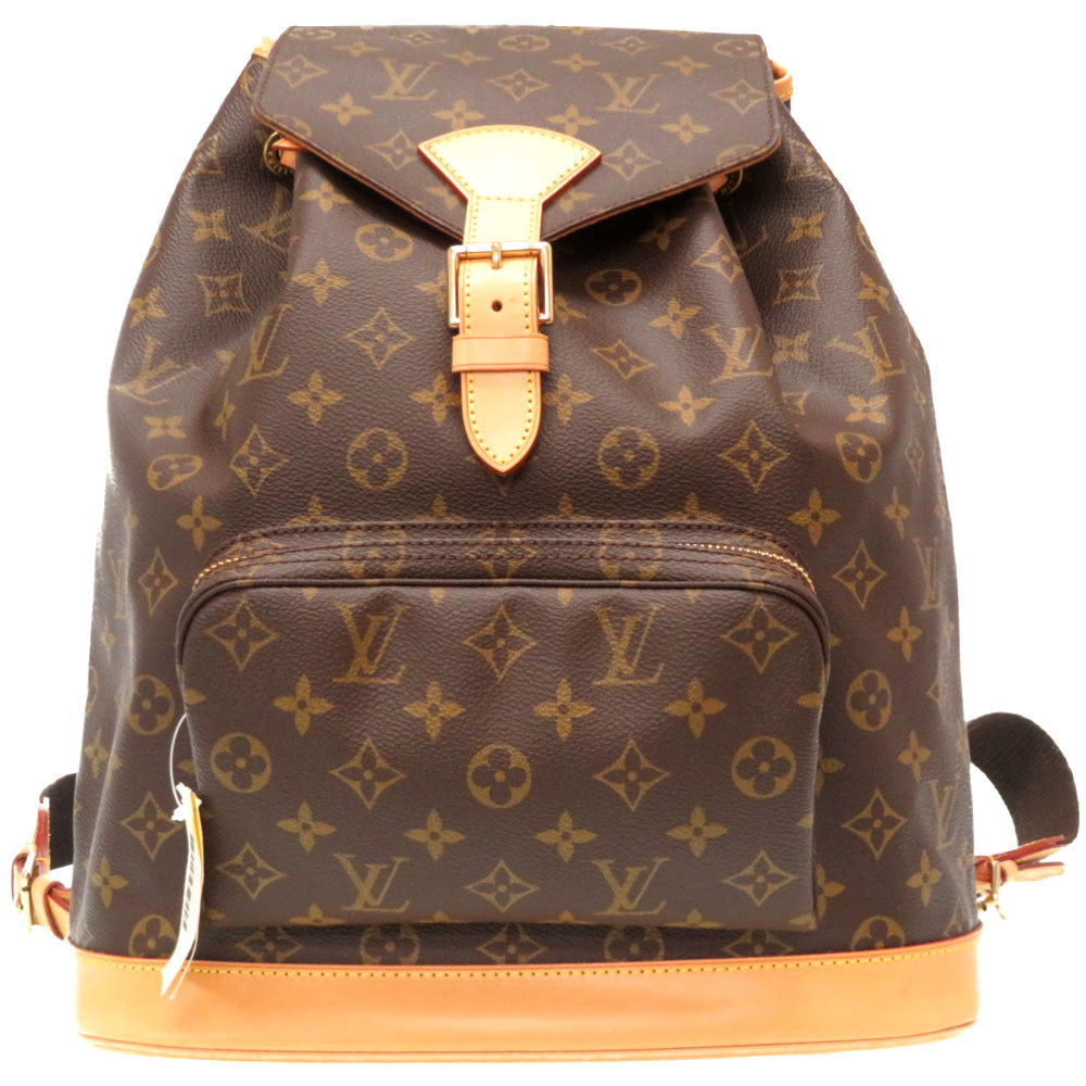 新品同様 ルイヴィトン モノグラム モンスリGM M51135 リュックサック バッグ バックパック 0337 【中古】 LOUIS VUITTON
