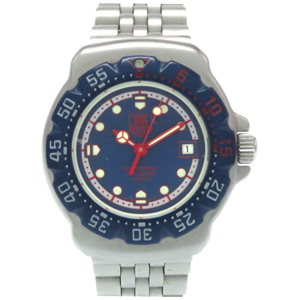 タグホイヤー フォーミュラ1 クオーツ 腕時計 370.508 ステンレススチール ブルー 青文字盤 0479【中古】TAG HEUER レディース