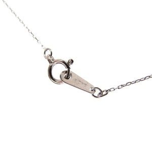 新品同様 ライオンハート K10WG ダイヤ ネックレス ペンダント アクセサリー 0513【中古】LION HEART