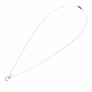 新品同様 ライオンハート K10WG ダイヤ ネックレス ペンダント アクセサリー 0517【中古】LION HEART