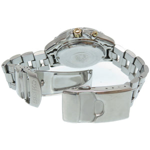 セイコー スキューバ キネティック ダイバーズ 5M63-0B30 オートクオーツ 腕時計 逆回転防止ベゼル SS アイボリー文字盤 0551【中古】SEIKO メンズ