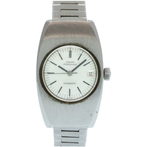 ジラール ペルゴ ジャイロマティック アンティーク 自動巻き 腕時計 SS シルバー文字盤 0563【中古】GIRARD-PERREGAUX gyromatic レディース オートマティック