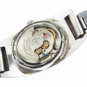 ジラール ペルゴ ジャイロマティック アンティーク 自動巻き 腕時計 SS シルバー文字盤 0563【中古】GIRARD-PERREGAUX gyromatic レディース オートマティック