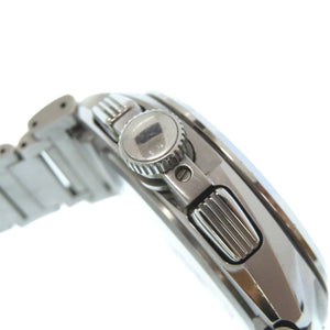 シチズン アテッサ エコドライブ ソーラー 電波 腕時計 チタン H610-T015581 ブラック 黒文字盤 0594【中古】CITIZEN メンズ