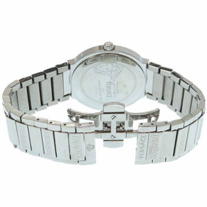 ヴェルサーチ クオーツ 腕時計 ステンレススチール シルバー文字盤 0681【中古】VERSACE メンズ
