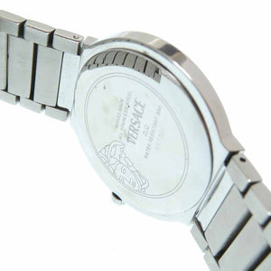 ヴェルサーチ クオーツ 腕時計 ステンレススチール シルバー文字盤 0681【中古】VERSACE メンズ
