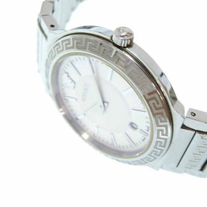 ヴェルサーチ クオーツ 腕時計 ステンレススチール シルバー文字盤 0681【中古】VERSACE メンズ