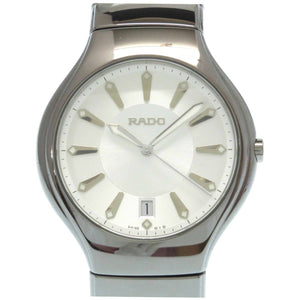 ラドー ダイヤスター クオーツ 腕時計 チタンベルト 115.0654.3 シルバー ガンメタ 0683【中古】RADO メンズ