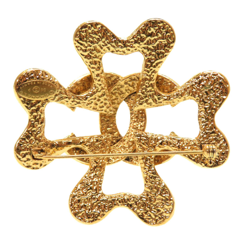 美品 シャネル ヴィンテージ ココマーク ゴールド ブローチ アクセサリー 0784 【中古】 CHANEL