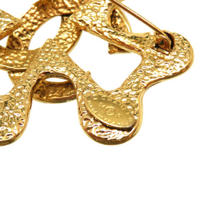 美品 シャネル ヴィンテージ ココマーク ゴールド ブローチ アクセサリー 0784 【中古】 CHANEL