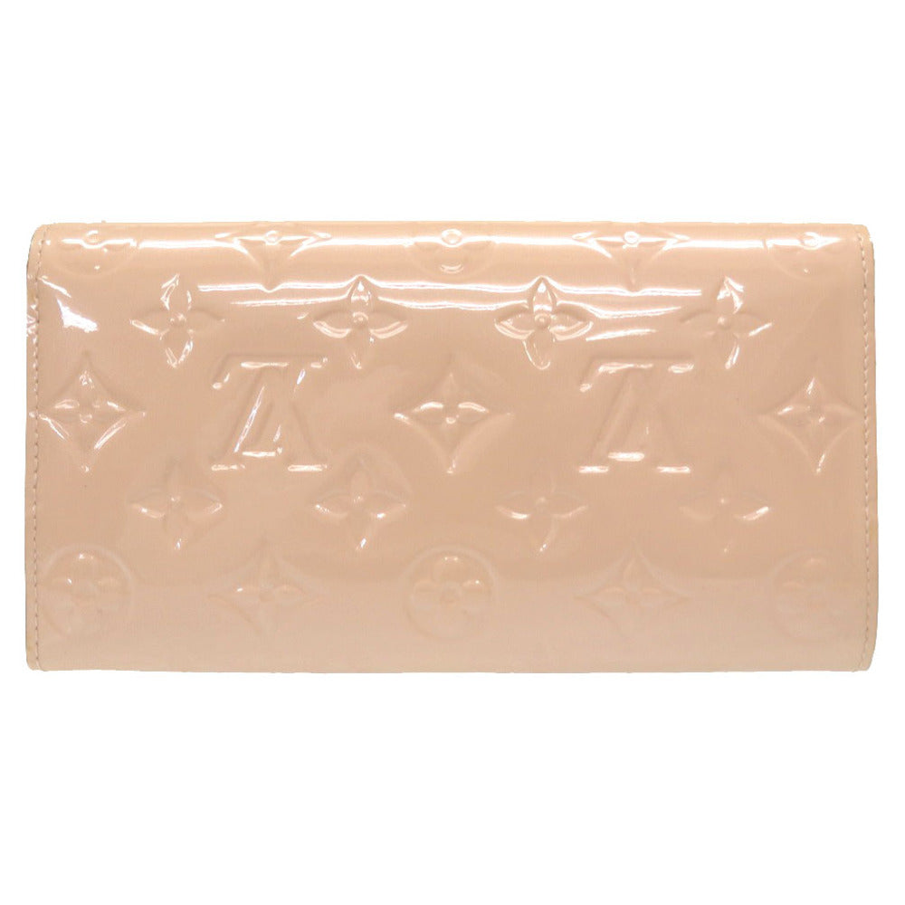 美品 ルイ ヴィトン モノグラム ヴェルニ ポルトフォイユ サラ ローズ アンジェリーク M90081 長財布 財布 LV 0810 【中古】 LOUIS VUITTON