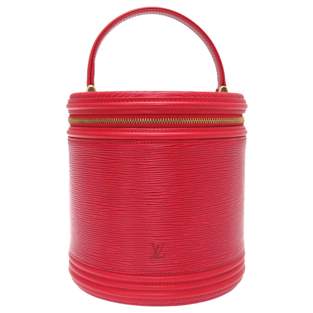 美品 ルイ ヴィトン エピ カンヌ カスティリアンレッド M48037 ハンドバッグ バッグ 赤 LV 0817 【中古】 LOUIS VUITTON