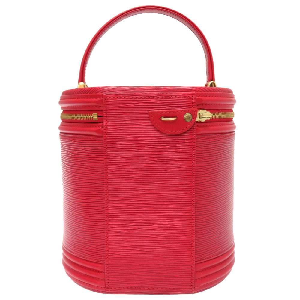 美品 ルイ ヴィトン エピ カンヌ カスティリアンレッド M48037 ハンドバッグ バッグ 赤 LV 0817 【中古】 LOUIS VUITTON