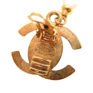 美品 シャネル ヴィンテージ フェイクパール ココマーク ターンロック 95P イヤリング アクセサリー0054 【中古】 CHANEL