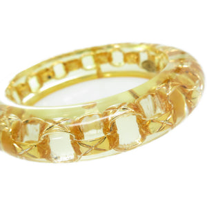 シャネル チェーン クリア バングル ヴィンテージ ゴールド アクセサリー アンティーク 0068【中古】CHANEL