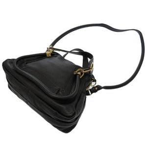 美品 クロエ パラティ スモール レザー ブラック 2WAY ハンドバッグ バッグ 黒 0114 【中古】 Chloe レディース
