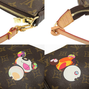美品 ルイヴィトン モノグラム パンダ ポシェット アクセソワール M51981 村上隆 アクセサリーポーチ バッグ LV 0035【中古】LOUIS VUITTON