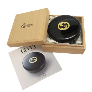 未使用 グッチ 漆器 世界1050個限定 ノベルティ ブラック 小物 GG 黒 0074 【中古】 GUCCI